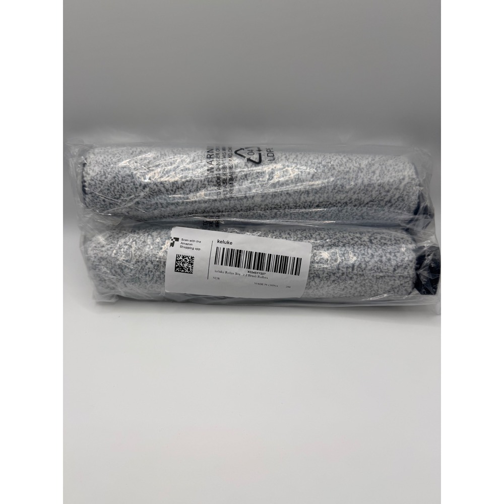 Keluke 2 Pack Replacement Brush Rollers for Wet Dry Vacuum Grey X00451Y507